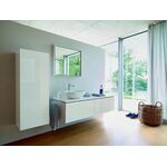 Duravit Halbhochschrank L-CUBE 500x363x1320mm Anschlag links weiß matt