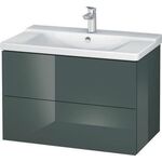 Duravit Waschtischunterbau L-CUBE 820x481x555mm dolomiti grey hochglanz