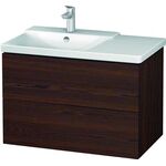 Duravit Waschtischunterbau L-CUBE 820x481x555mm nussbaum gebürstet