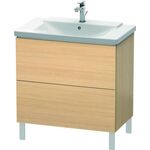 Duravit Waschtischunterbau L-CUBE 820x481x709mm mediterrane eiche
