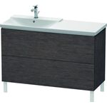 Duravit Waschtischunterbau L-CUBE 1220x481x709mm eiche dunkel gebürstet