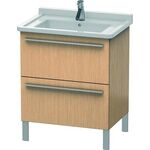 Duravit Waschtischunterbau X-LARGE 650x470x668mm eiche gebürstet
