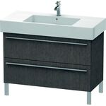 Duravit Waschtischunterbau X-LARGE 1000x470x588mm eiche dunkel gebürstet
