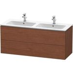 Duravit Waschtischunterbau L-CUBE 1290x481x555mm amerikanisch nussbaum
