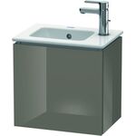 Duravit Waschtischunterbau L-CUBE 294x420x400mm Ans re fla grey hochglanz