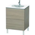 Duravit Waschtischunterbau L-CUBE 514x620x704mm pine silver