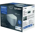 Duravit Wand-WC-Set ME by Starck RIMLESS weiß