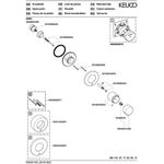 Keuco Umstellventil IXMO UP f 3 Verbr Rosette rund vc