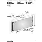 Keuco Lichtspiegel ROYAL REFLEX.2 1300x577x42mm A++