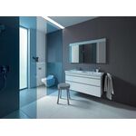 Duravit Spiegel DURASTYLE m Be Kan. Spiegelgrundplatte we alu 800x