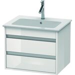 Duravit Waschtischunterbau KETHO 480x600x475mm weiß hochglanz