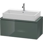 Duravit Konsolenunterschrank L-CUBE 400x920x477mm dolomiti grey hochglanz