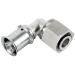 MULTITUBO Press-UPS-Anschlusswinkel 16mmx1/2" IG - VPE: 10