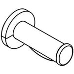 Hewi WC-Papierhalter SERIE 801 zylindrisch, mit Rosette sand