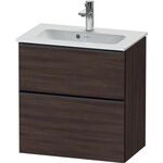Duravit Waschtischunterbau D-NEO Compact 1 Ausz. 1 Schubk 625x610x372mm Kast. dk
