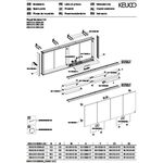 Keuco Spiegelschrank ROYAL MODULAR 2.0 Breite 1750mm Höhe 900mm Tiefe 160mm
