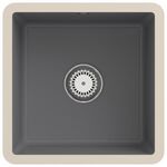 V&B Unterbauspüle SUBWAY 50 SU 440x440mm Handbet. stone