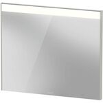Duravit Spiegel BRIOSO 820x35mm, mit Beleuchtung betongrau matt