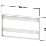 Duravit Einbauset LICHT & SPIEGEL für Good und Better-Version 1361x139mm