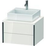 Duravit Konsolenunterschrank XVIU 400x600x548mm Prof. sw ma weiß hochglanz