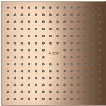 Kopfbrause 250/250 2jet AXOR Montage Decke-Aufputz polished red gold
