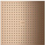 Kopfbrause 300/300 2jet AXOR Montage Decke-Aufputz brushed red gold