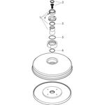 Tellerkopfbrause AXOR MONTREUX 240 1jet DN 15 stainless steel optic