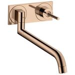 Einhebel-Spültischmischer AXOR UNO2 DN 15 UP f Wandmontage polished red gold