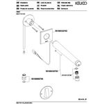 Keuco Elektronik-Waschtischmischer IXMO Wd-mon UP ec AquaVip 225mm schwarz matt
