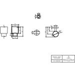 V&B Glashalter ELEMENTS TENDER rd mit Becher aus satiniertem Glas chr