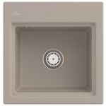 V&B Einbauspüle SUBWAY STYLE 50 S 5A 500x510mm Be re m Handbet. almond