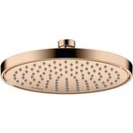 HG Kopfbrause AXOR 220, 1 jet, EcoSmart polished red gold