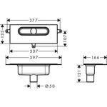 HG Grundkörper uBox universal f Duschrinnen Ablaufgehäuse f Ver Inst.
