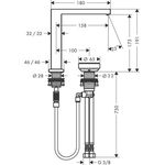 HG Zweiloch-Waschtischmischer Tecturis E ComfortZone 150, CoolStart chrom
