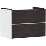 HG Waschtischunterschrank Xevolos E 780x555x475mm Ko mweiß Fr eiche deunkel