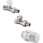 OV Thermostatventil-Set Uni LH Durchg V AV 9 m stufenl. Veinst DN 10