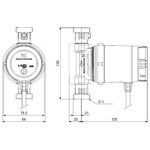 Grundf Zirkulationspumpe COMFORT 230 V, G 1Zoll, 140mm UP 15-14 BXA PM
