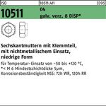 Sechskantmutter ISO 10511 Klemmteil M24 Automatenstahl galv.verz. 8 DiSP 25St. - VPE: 25