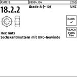 Sechskantmutter R 83934 UNC-Gewinde 5/16 Grade 8 (~10) 100 Stück - VPE: 100