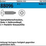 Spanplattenschraube R 88096 Halbrundkopf PZ 3,5x40-Z A 2 1000St. - VPE: 1000