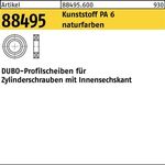 Profilscheibe R 88495 f.Zylinderschrauben 307 - M12x4,4 PA 6 natur 100St. DUBO - VPE: 100