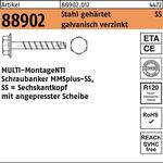 Schraubanker R 88902 MMSplus-SS 12x120/30/45 Stahl geh.galv.verz. 25St. HECO - VPE: 25