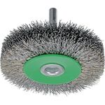 Rundbürste D.60mm 6mm Drahtstärke 0,3mm rostfreier Draht 15000min-¹ OSBORN - VPE: 10