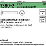 Flachkopfschraube ISO 7380-2 Bund/ISR M8x12-T40 10.9 galv.verz. 200St. - VPE: 200