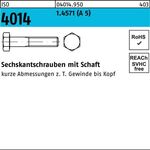 Sechskantschraube ISO 4014 Schaft M16x 110 A 5 1 Stück