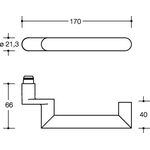 Rosettengrt.162PBR03.643 PA 92 ma PZ-PZ DIN L/R rd.HEWI