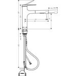 HG Einhebel-Spültischmischer Zesis M33 160 Ausziehbrause 2 jet sBox lite ma-sw