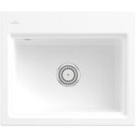 V&B Spüle SUBWAY STYLE 60 S 60x51cm m Abtr. anthr. Handbet. St white