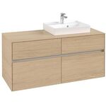 V&B Waschtischunterschrank COLLARO 120x54,8x50cm WT re Nordic Oak