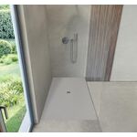 Duravit Duschwanne Sustano Rechteck 1700x900x30mm hellgrau matt